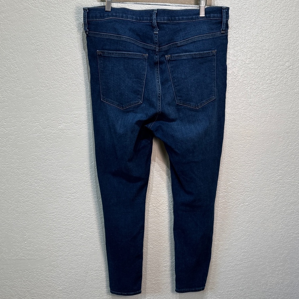 J. Crew Women Size 32 Indigo Denim Jean High Rise Skinny Ankle Pants - Picture 6 of 9